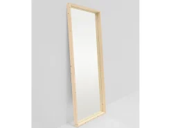 Espejo de madera maciza tono natural de 160x60cm - WALLS - DECOWOOD