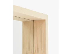 Espejo de madera maciza tono natural de 160x80cm - WALLS - DECOWOOD