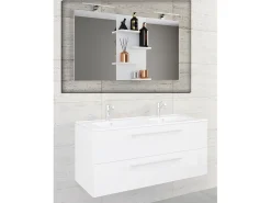 Espejo de muebles de baño Budasi Blanco 0