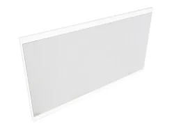 Espejo de pared Alice horizontal blanco mate 51x96,6x1,9 cm