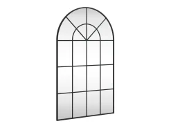 Espejo de pared arco de hierro negro 60x100 cm ES641122