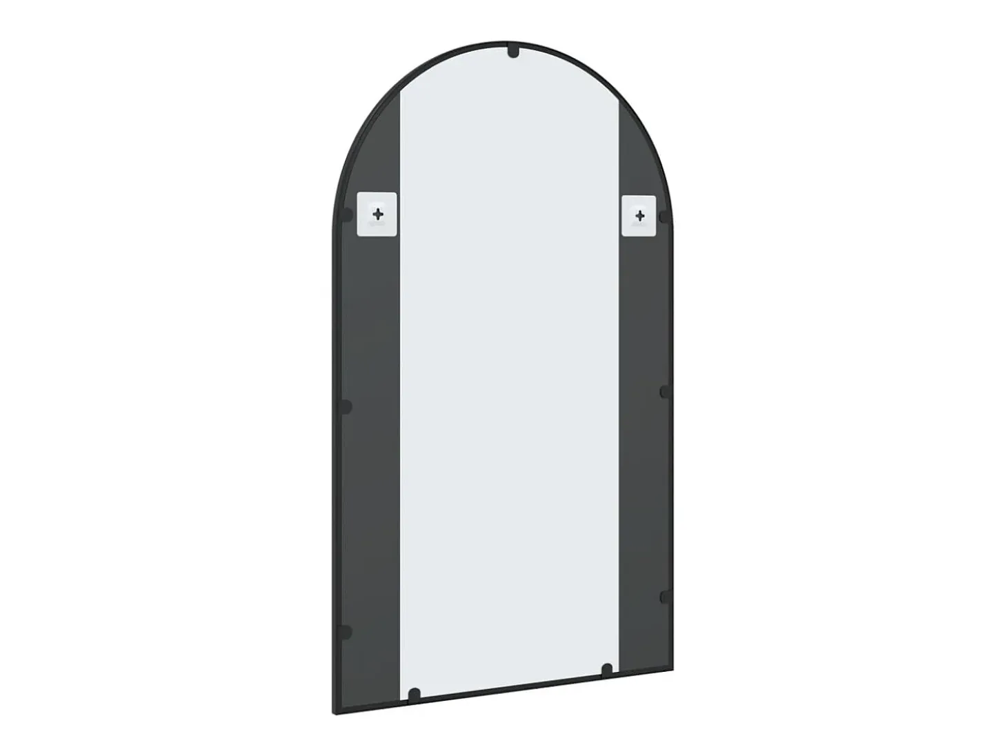 Espejo de pared arco de hierro negro 60x100 cm ES641122