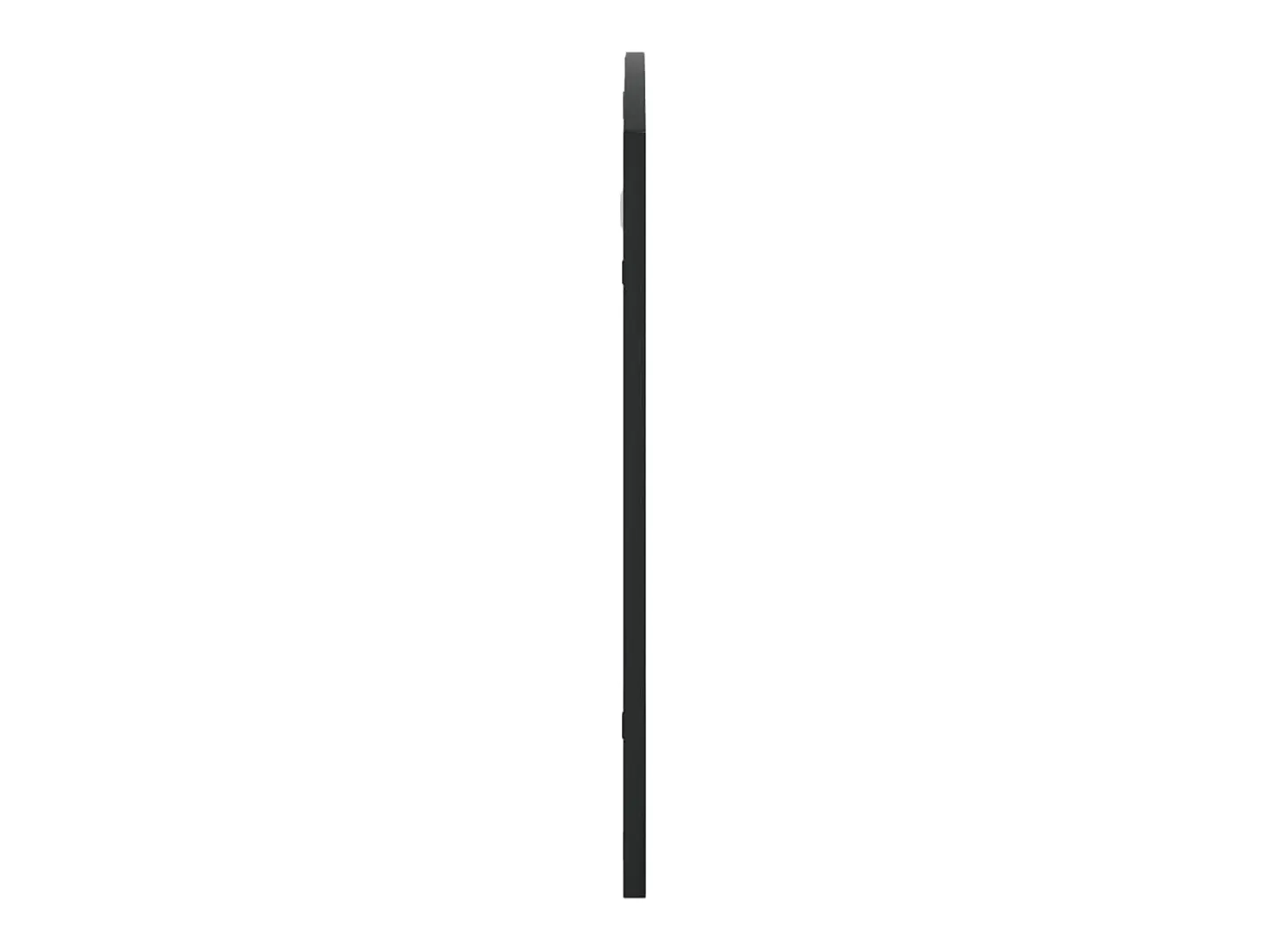Espejo de pared arco de hierro negro 100x60 cm ES679659