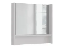 Espejo de pared blanco 70x10x65 sherry