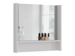 Espejo de pared blanco 70x10x65 sherry