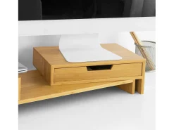 Espejo de Pared con 1 Estante Espejo de baño Color Gris Oscuro FRG129-SG SoBuy ES