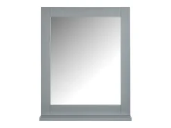 Espejo de Pared con 1 Estante Espejo de baño Color Gris Oscuro FRG129-SG SoBuy ES