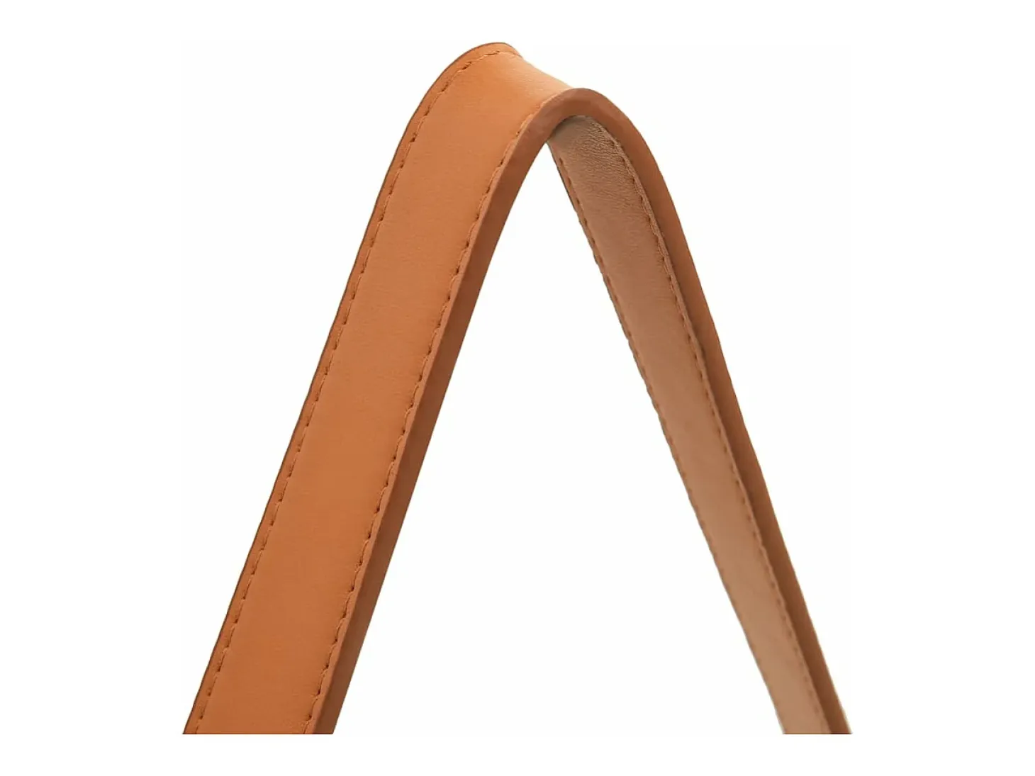 Espejo de pared con correa plateado 40 cm ES985582