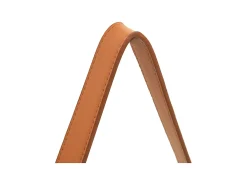 Espejo de pared con correa blanco 40 cm ES690394