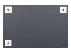 Espejo de pared con lámparas LED Cristal Rectangular