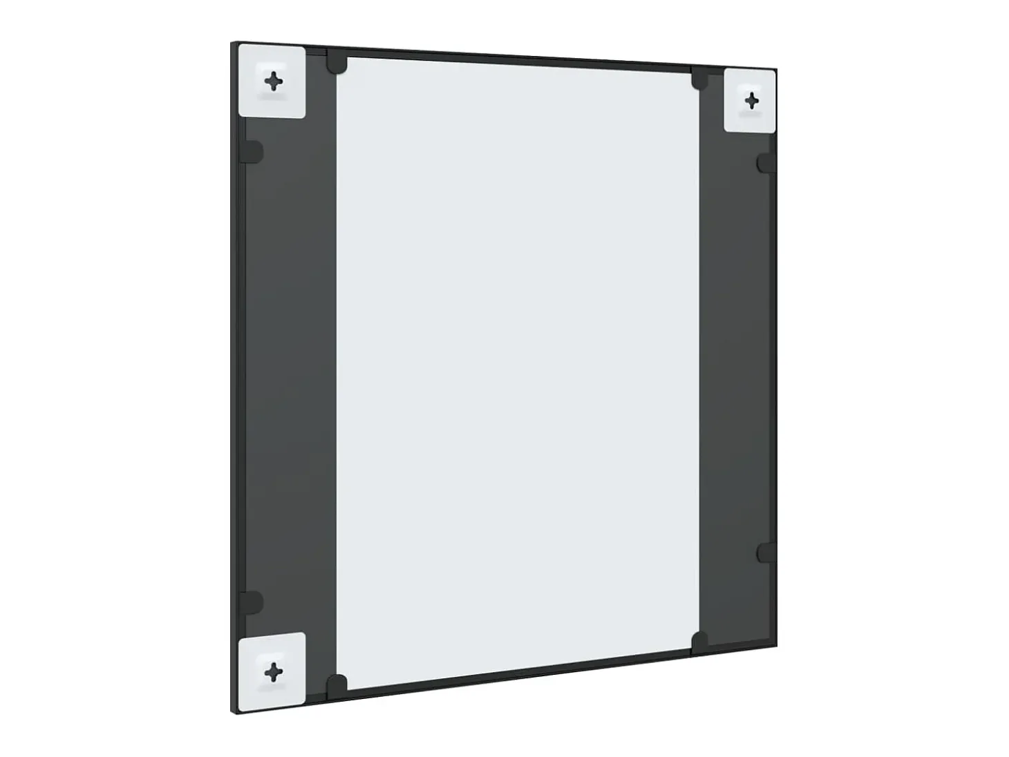 Espejo de pared cuadrado de hierro negro 60x60 cm ES652808