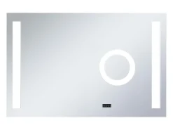 Espejo de pared de baño con LED y sensor táctil 100x60 cm ES763654