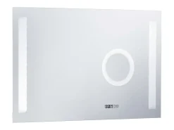 Espejo de pared de baño con LED y sensor táctil 100x60 cm ES763654