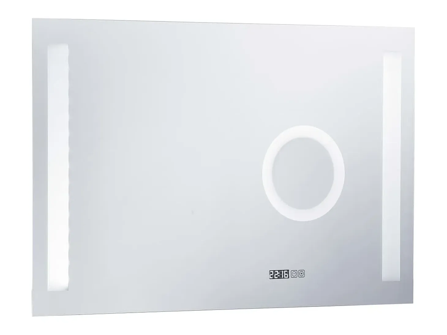 Espejo de pared de baño con LED y sensor táctil 100x60 cm ES763654