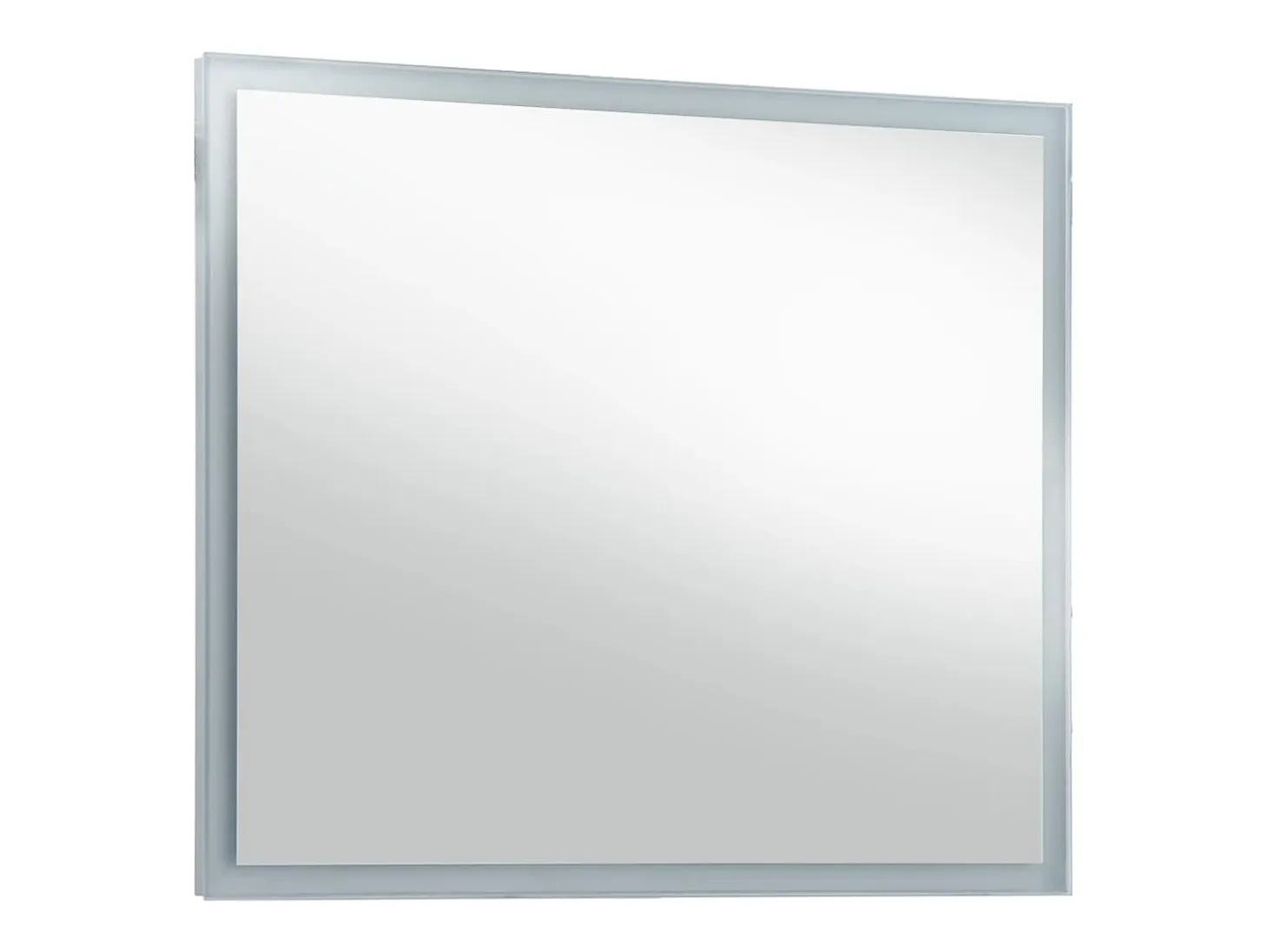 Espejo de pared de baño con LED 80x60 cm ES285174