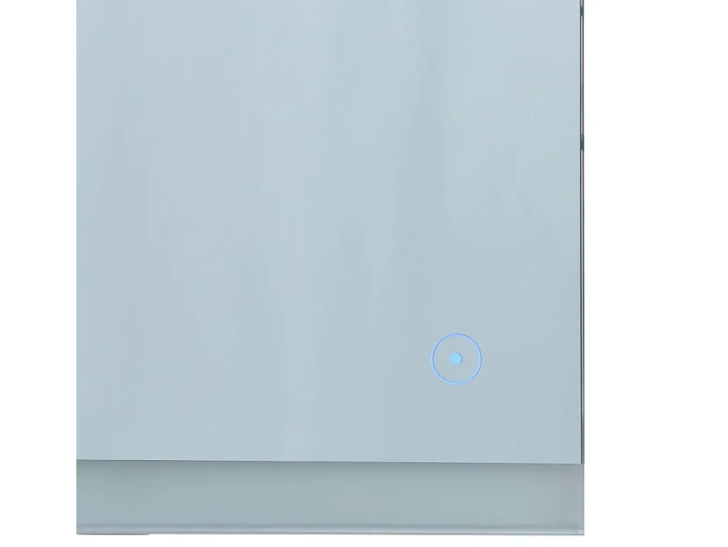 Espejo de pared de baño con LED y sensor táctil 80x60 cm ES617689