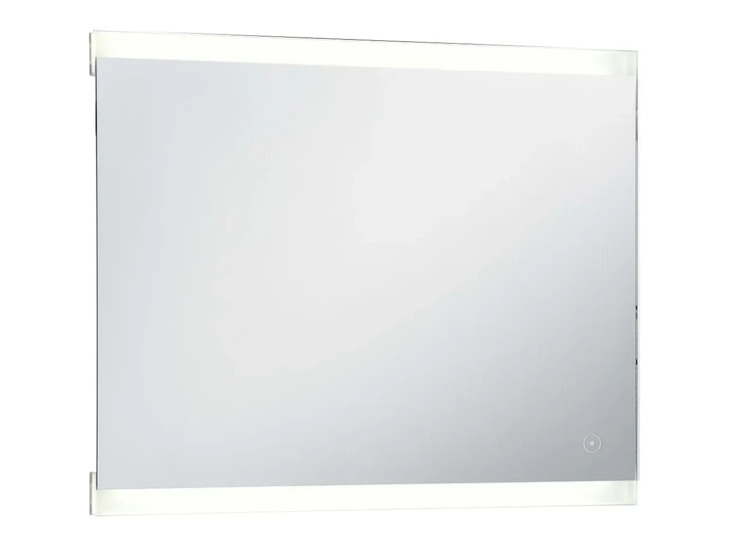 Espejo de pared de baño con LED y sensor táctil 80x60 cm ES617689