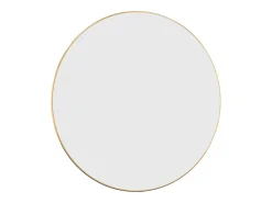 Espejo de pared dorado Ø 60 cm Redondo