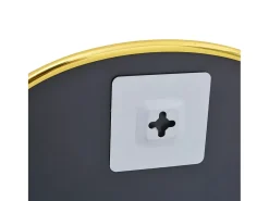 Espejo de pared dorado 30x25 cm