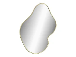 Espejo de pared dorado 60x50 cm ES390959