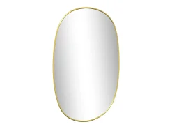 Espejo de pared dorado 60x40 cm