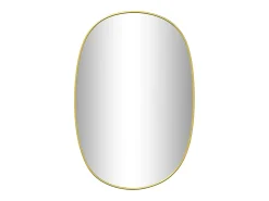 Espejo de pared dorado 50x35 cm