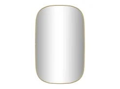 Espejo de pared dorado 80x50 cm ES480438