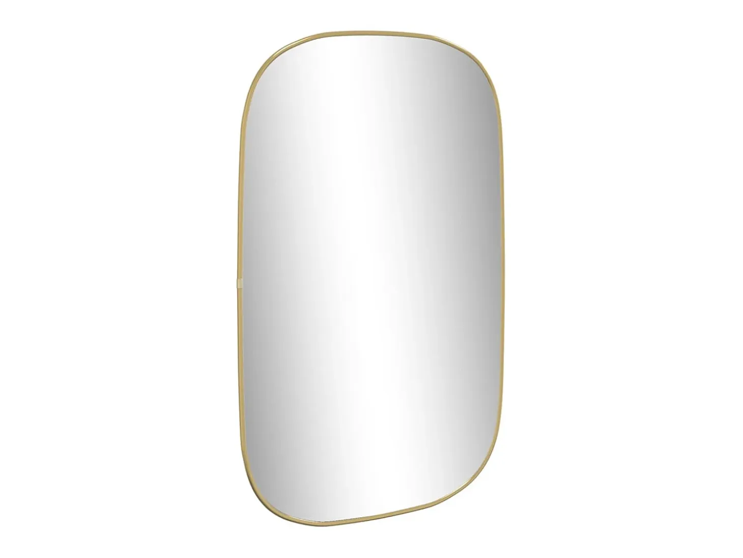 Espejo de pared dorado 80x50 cm ES480438