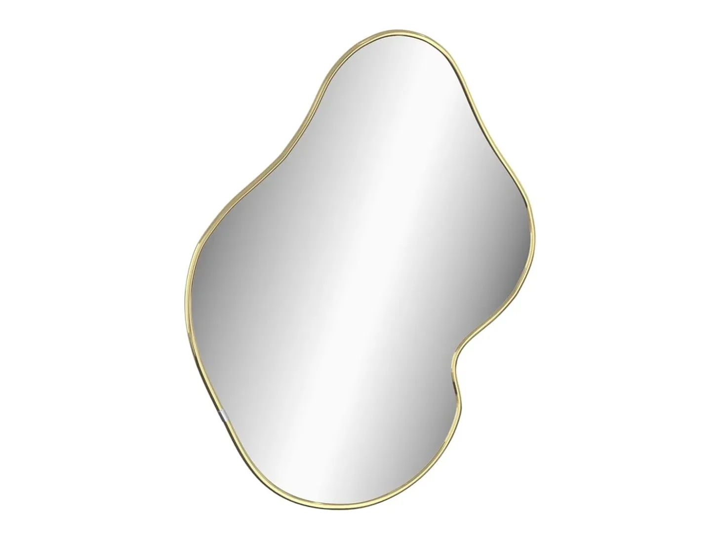 Espejo de pared dorado 50x40 cm ES387907