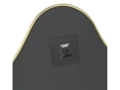 Espejo de pared dorado 50x40 cm ES387907