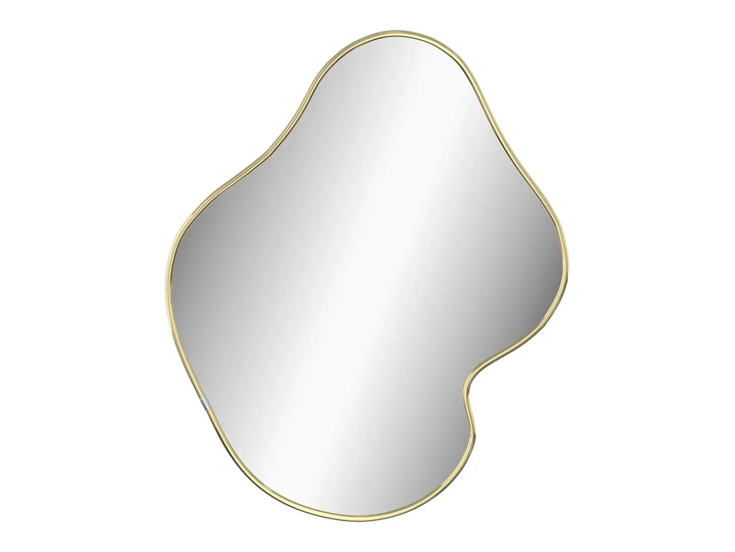 Espejo de pared dorado 50x40 cm ES387907