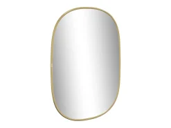 Espejo de pared dorado 50x35 cm ES748255