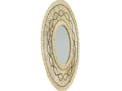 Espejo de Pared en Algas Marinas Redondo Bask Natural Ø55cm Thinia Home