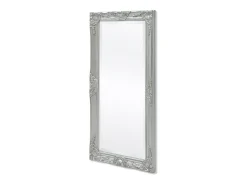 Espejo de pared estilo barroco 100x50 cm Plata