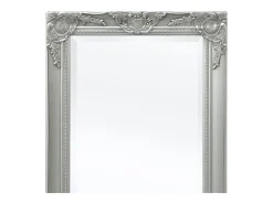 Espejo de pared estilo barroco 100x50 cm Plata