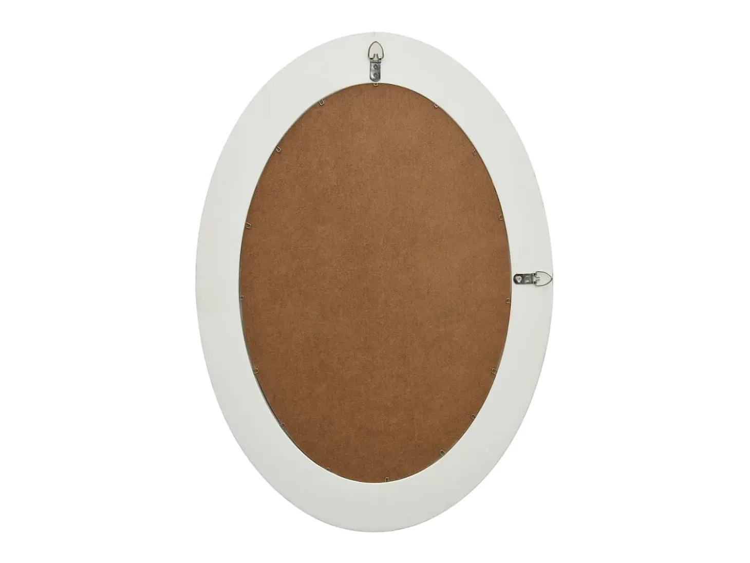 Espejo de pared estilo barroco blanco 50x70 cm ES552715