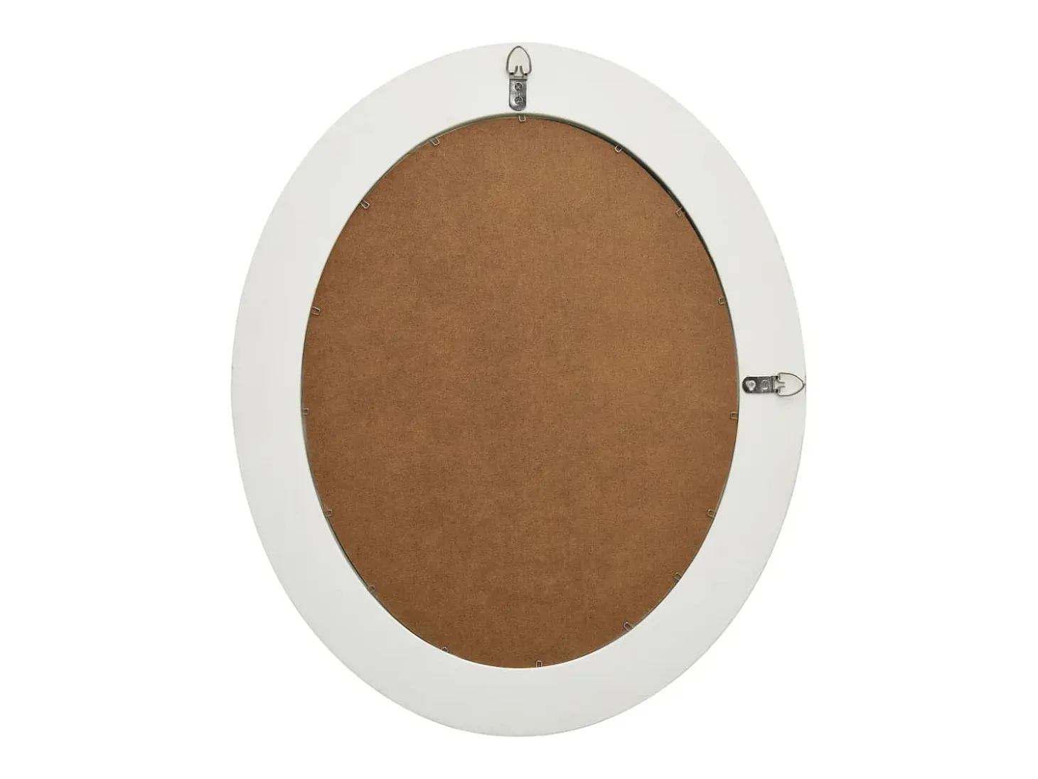 Espejo de pared estilo barroco blanco 50x60 cm ES814549