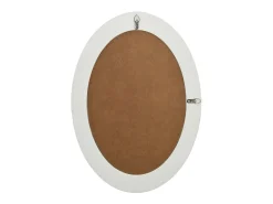 Espejo de pared estilo barroco 50x70 cm Blanco