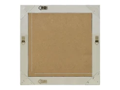 Espejo de pared estilo barroco 60x60 cm Plata
