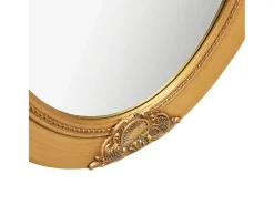 Espejo de pared estilo barroco dorado 50x70 cm ES886570