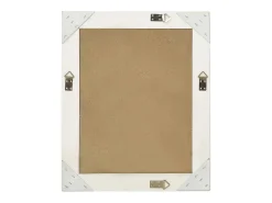 Espejo de pared estilo barroco blanco 50x60 cm ES268965