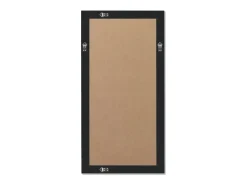Espejo de pared estilo barroco 100x50 cm negro
