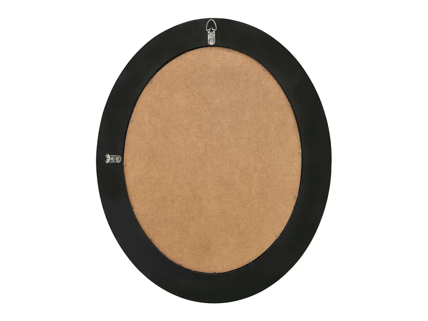 Espejo de pared estilo barroco 50x60 cm negro