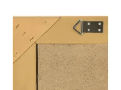 Espejo de pared estilo barroco dorado 50x80 cm ES992764
