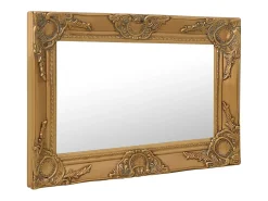 Espejo de pared estilo barroco 60x40 cm Dorado