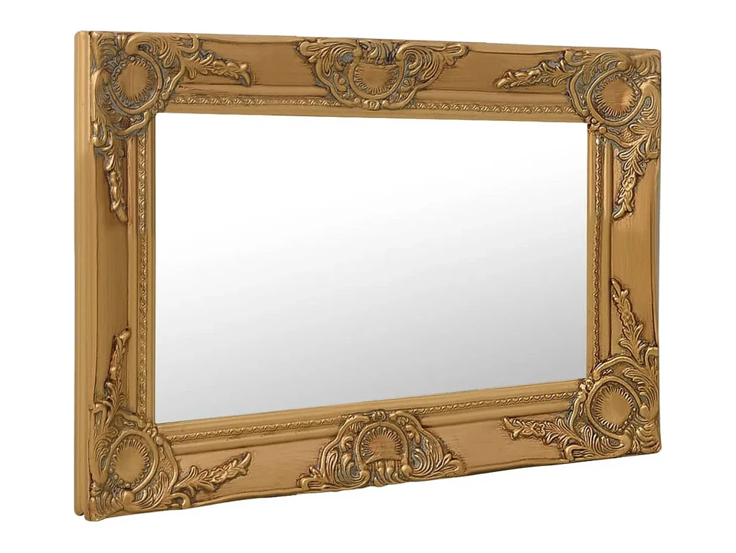 Espejo de pared estilo barroco 60x40 cm Dorado