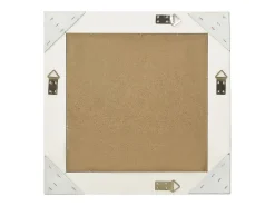 Espejo de pared estilo barroco blanco 50x50 cm ES200715