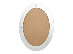 Espejo de pared estilo barroco 50x70 cm Plata