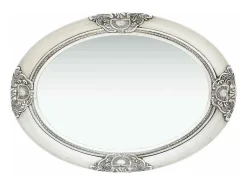 Espejo de pared estilo barroco 50x70 cm Plata