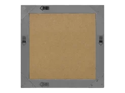 Espejo de pared estilo barroco 60x60 cm negro